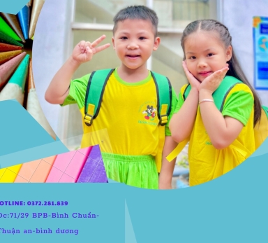 Em là học sinh trường mầm non Rạng Đông